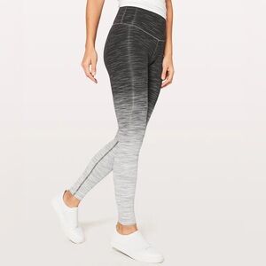 Lululemon‎ Wunder Under Pant HR Ombre Leggings Women's Size 4